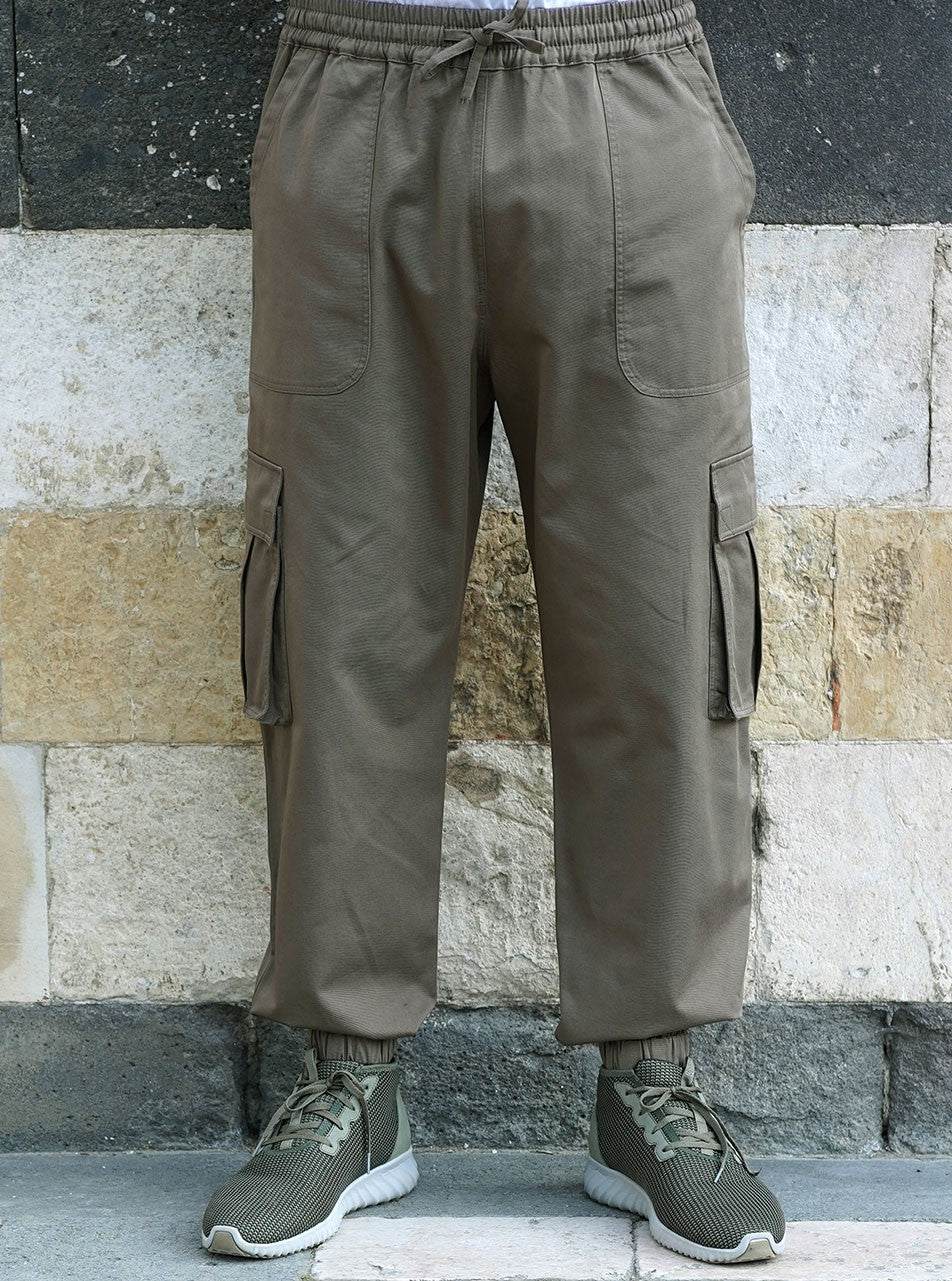 Men Flap Pocket Cargo Trousers – Styched Fashion