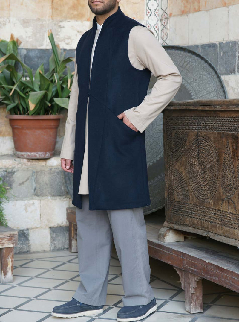 Long Wool Waistcoat