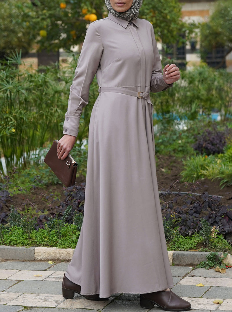 Belted Maxi Dress