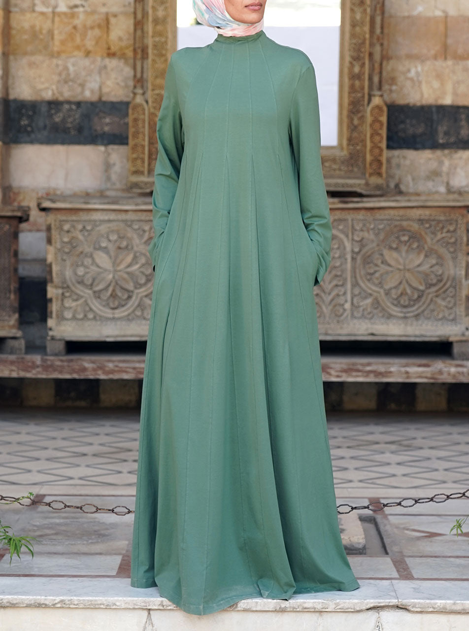 Flared abaya outlet