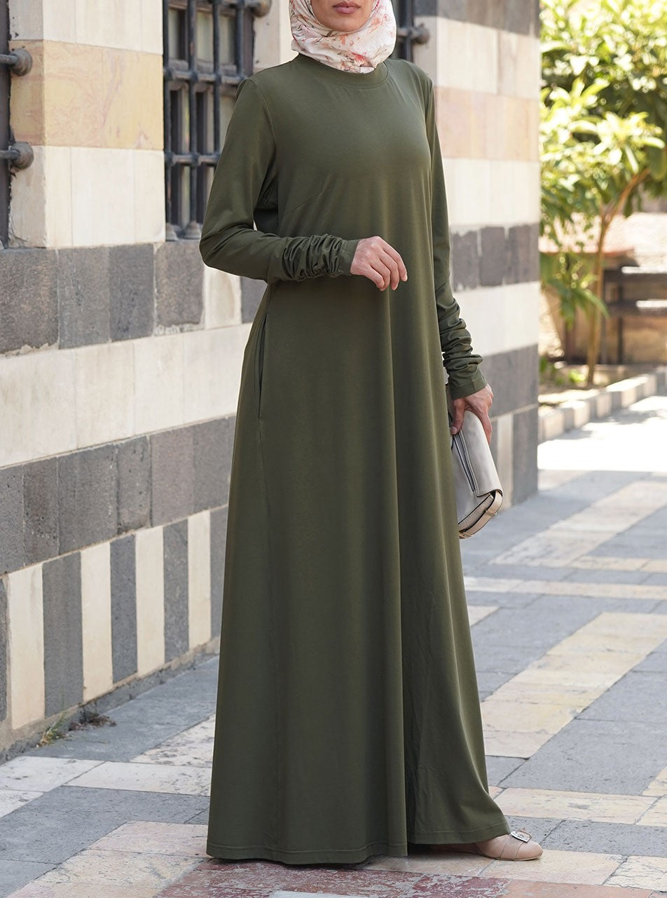 Maxi dress with store headscarf