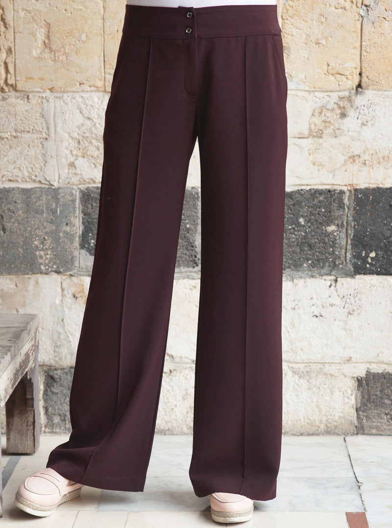 Pintucked Formal Trousers