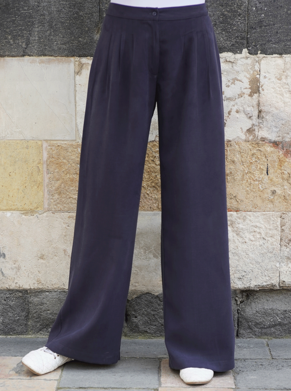 Triple Pleated Trousers | Shukr Clothing