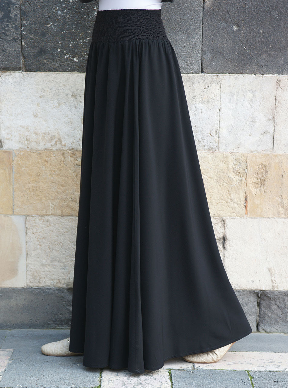 Long black 2024 skirt womens