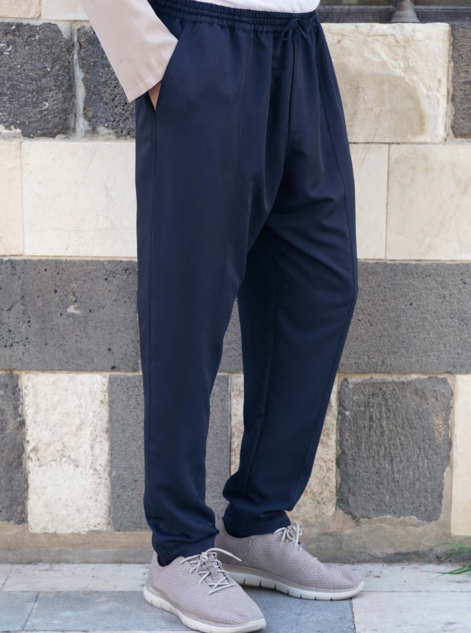 Loose tapered sale trousers