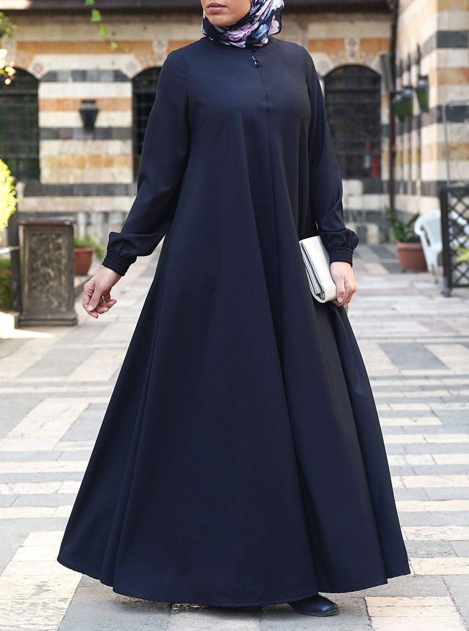 Flare sleeve abaya hotsell