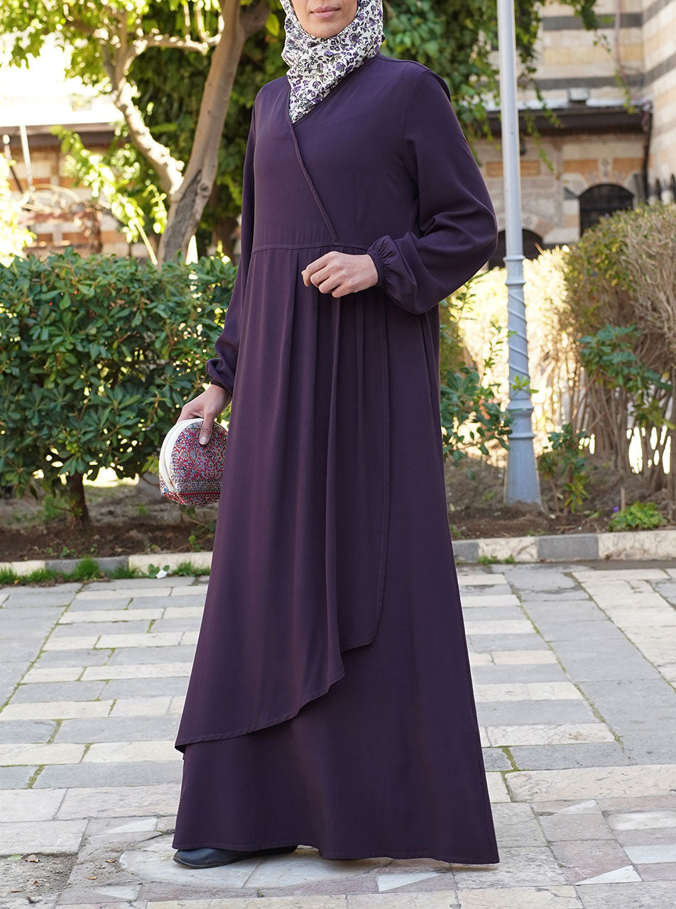 Pleated abaya online best sale