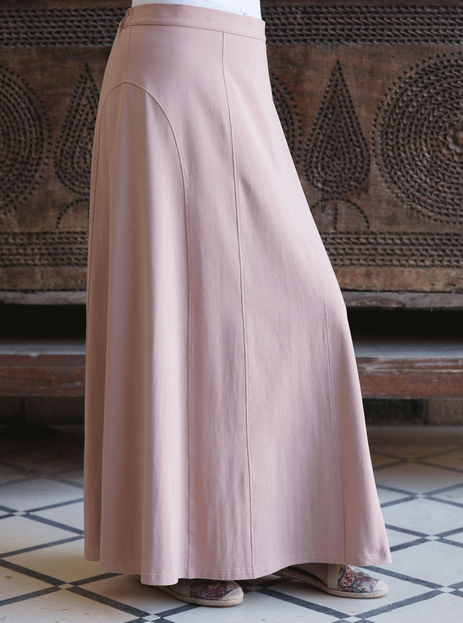 Maxi skirt 2024 jersey material