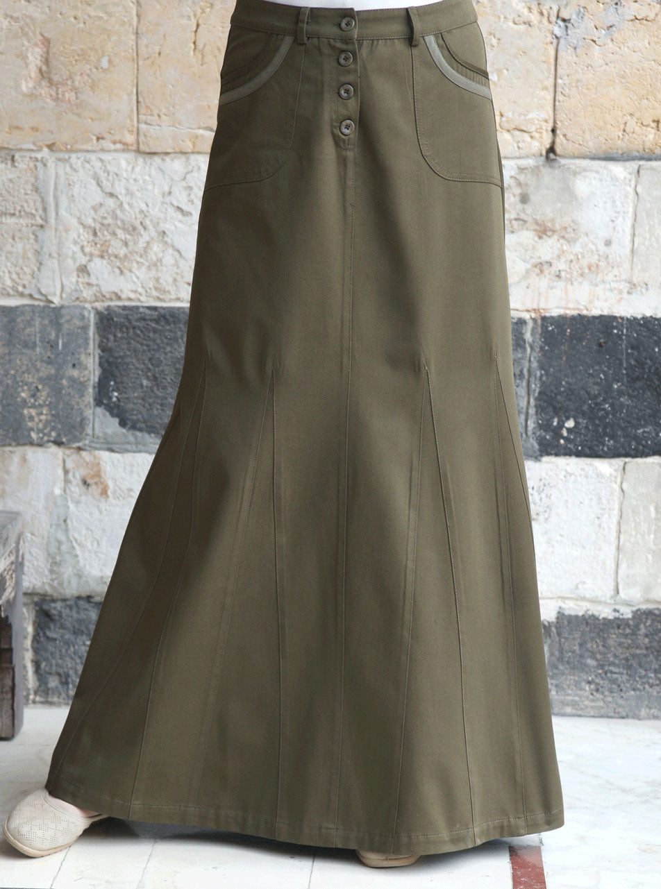 Long maxi skirts outlet khaki